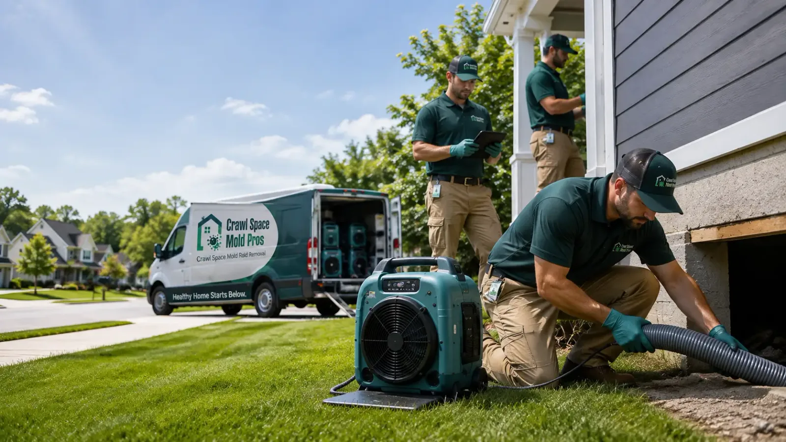 Crawl Space Mold Removal in Edwall, WA
